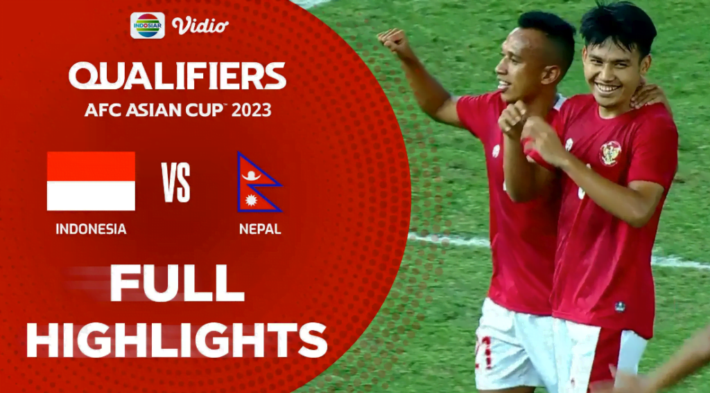 Highlight: Menang 7-0 Atas Nepal, Indonesia Lolos Piala Asia!