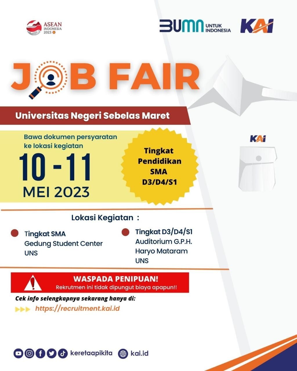 Job Fair KAI di UNS