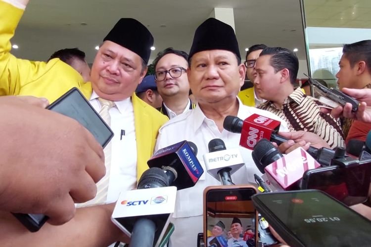Prabowo Tunda Pengumuman Cawapres, Menanti Hasil Rapimnas Golkar