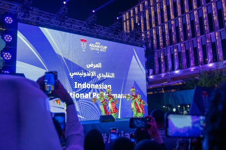 Opening Ceremony Piala Asia 2023 di Stadion Lusail,Qatar.