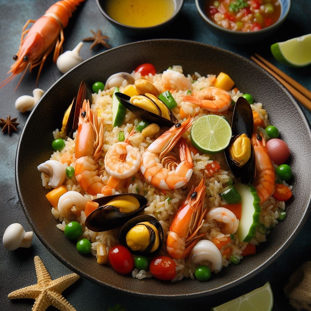 Resep Nasi goreng seafood Mudah, cocok untuk menu buka puasa