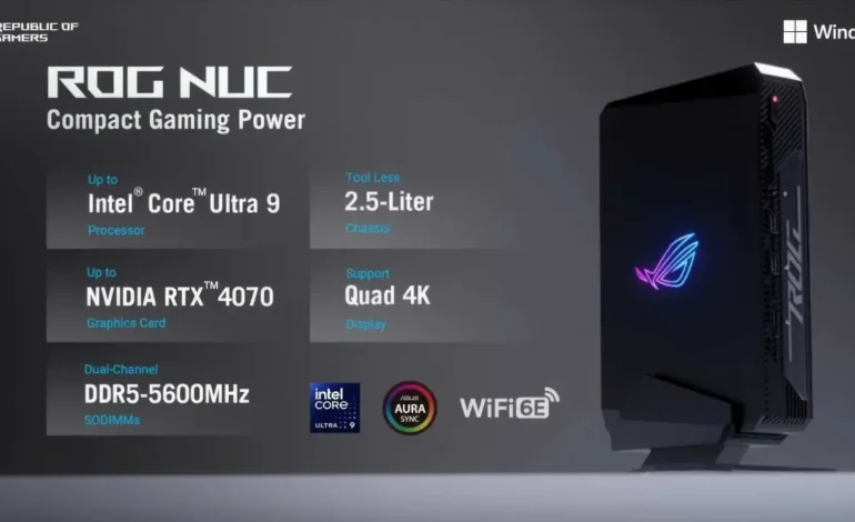 Asus Rilis PC Mini ROG NUC Pertama