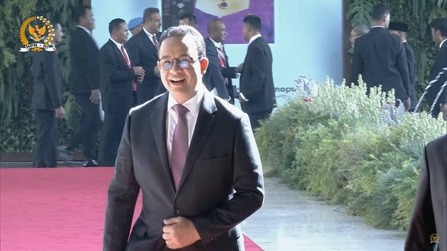 Anies Baswedan Hadiri Pelantikan Prabowo-Gibran