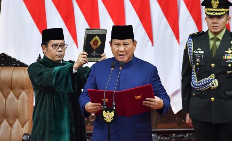 Resmi! Prabowo Subianto dan Gibran Rakabuming Raka Dilantik Sebagai Presiden dan Wakil Presiden RI 2024-2029