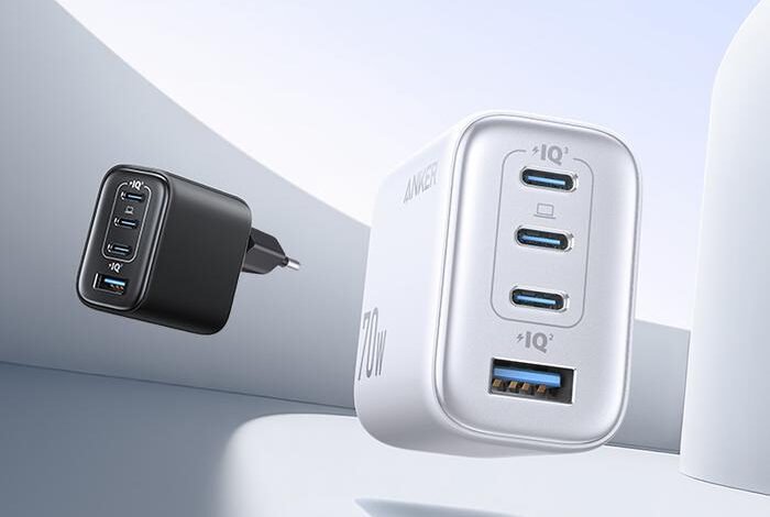 Solusi untuk Pengisian Cepat dan Praktis Anker Hadirkan Zolo 70W Charger 4-Port