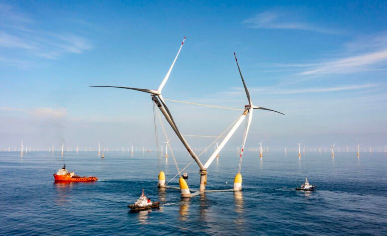 China Bangun Platform Angin Terapung 16 MW Pertama di Dunia