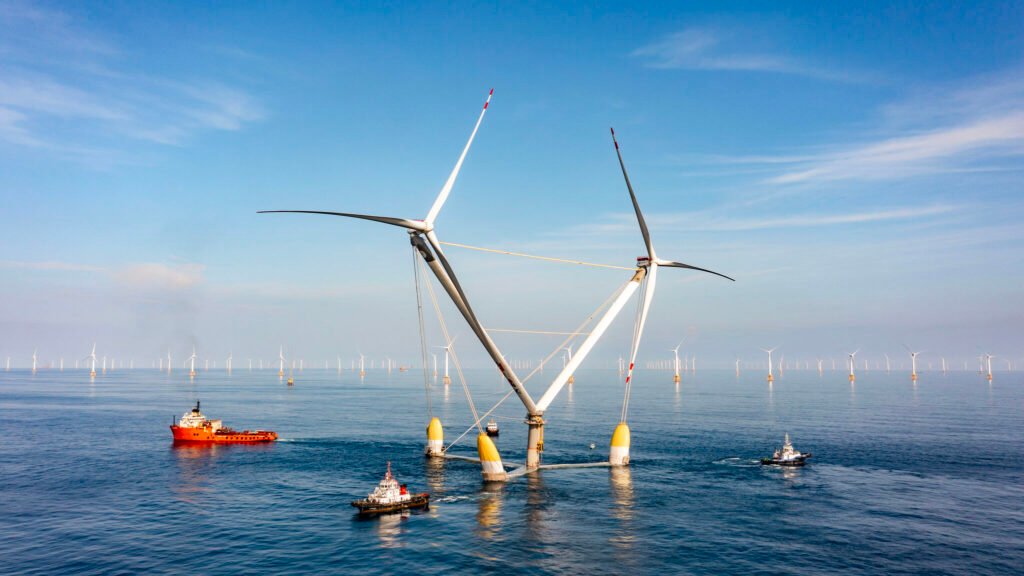 China Bangun Platform Angin Terapung 16 MW Pertama di Dunia
