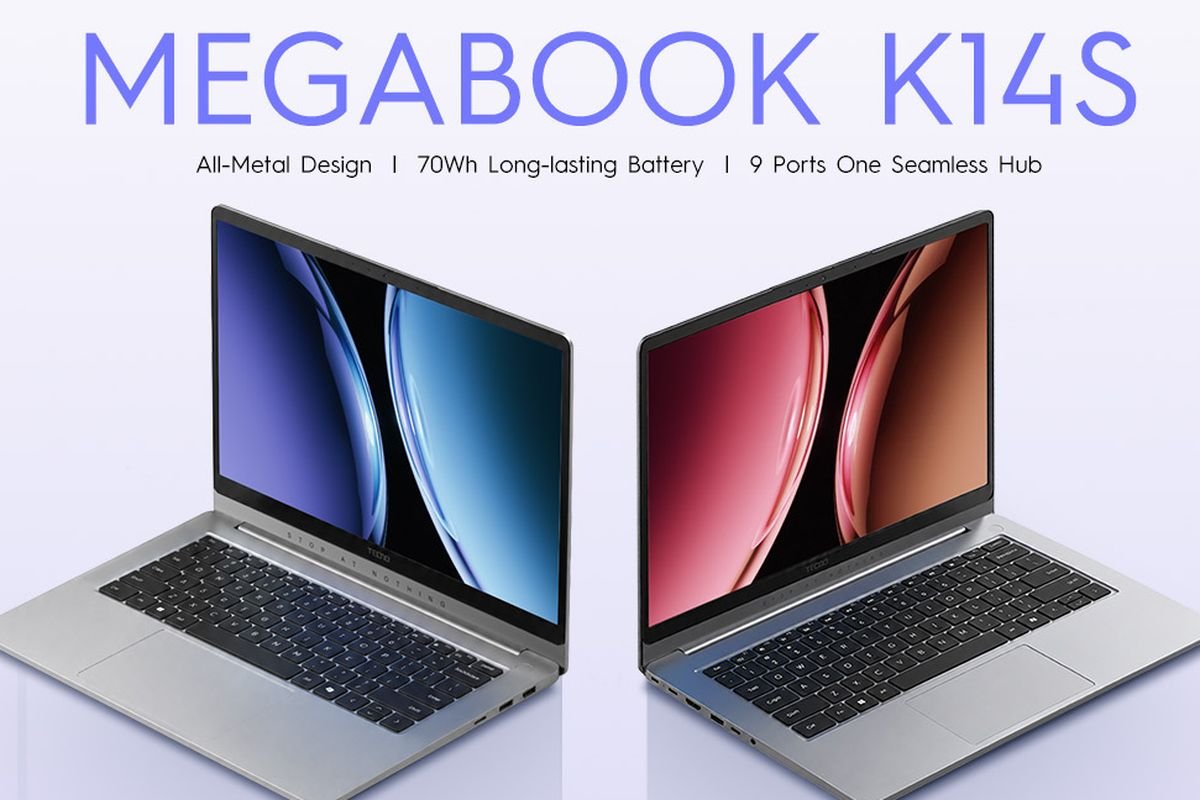 TECNO MEGABOOK K14S Resmi Meluncur, Harga Mulai Rp9 Juta