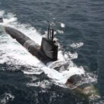 INS Kalvari (S21) at sea