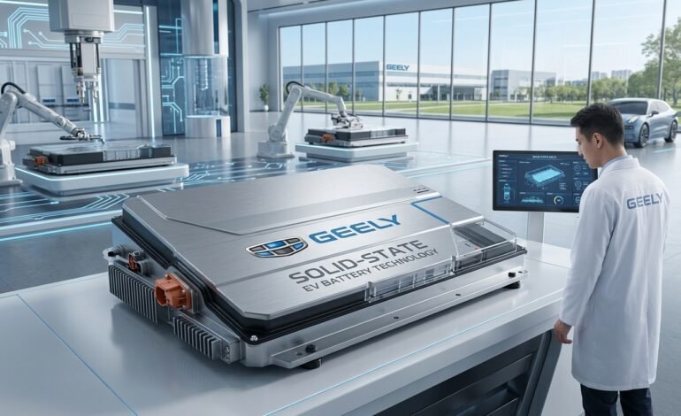 Geely Kembangkan Baterai Solid-State 500 Wh/kg