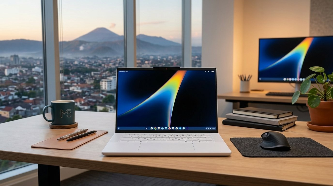 Lenovo Googlebook 15 Bocor, Bawa OLED 120Hz dan Panther Lake