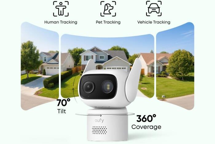 eufy Hadirkan Wired Cam C31, Kamera 360° dengan AI Tracking dan Sound & Cry Detection
